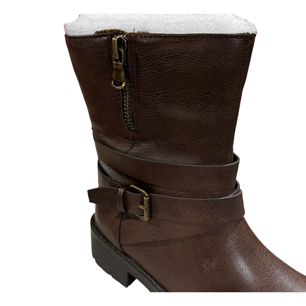 Sun + Stone Women’s Size 5 Stella Leather Zipper Booties Ankle Boots Sho… - Picture 6 of 6